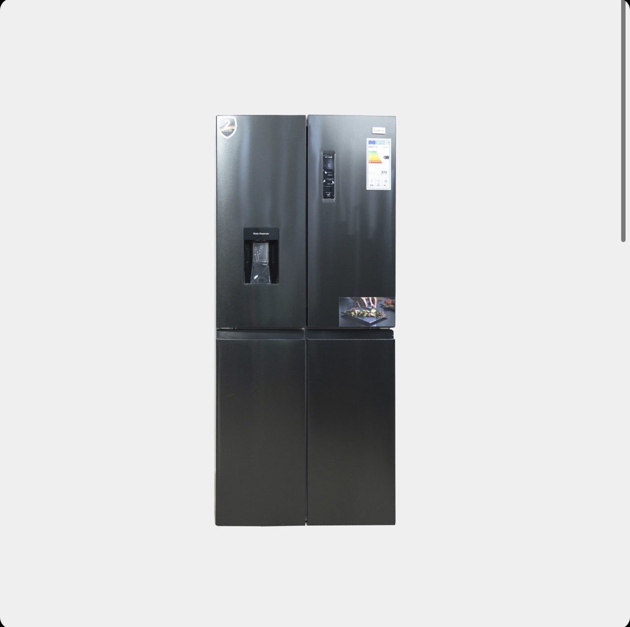 Réfrigérateur Side by Side ELACTRON EL-54MDX – 4 Portes No Frost Noir