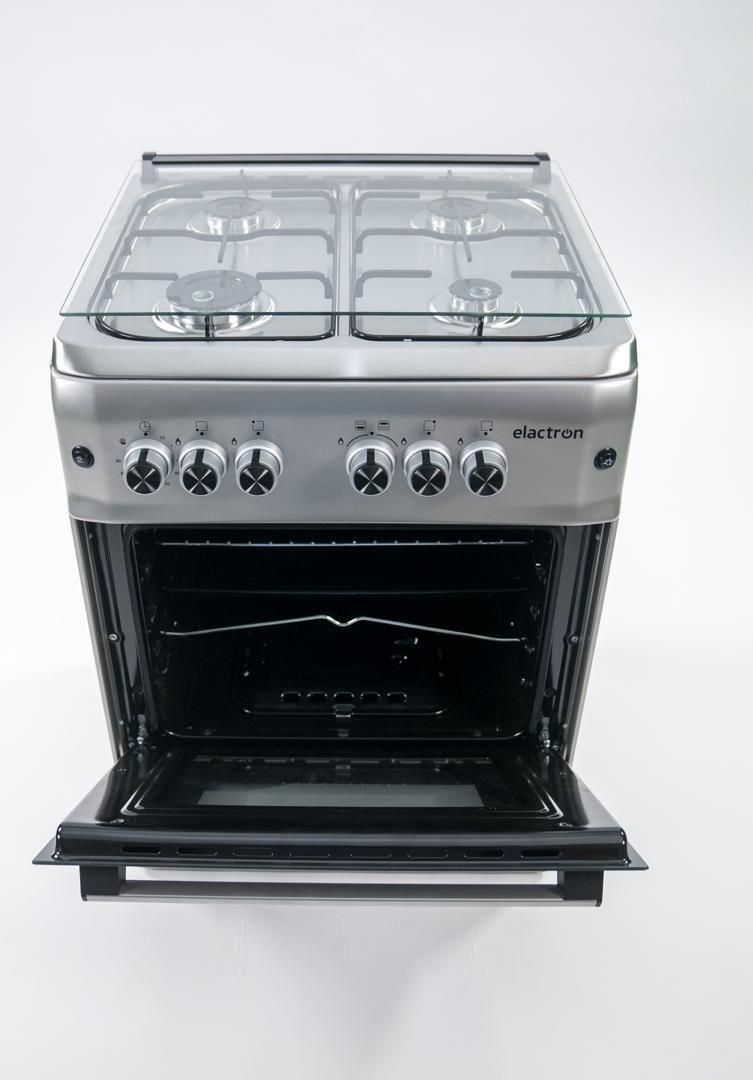 Cuisinière ELACTRON 4 FEUX 57×57 INOX