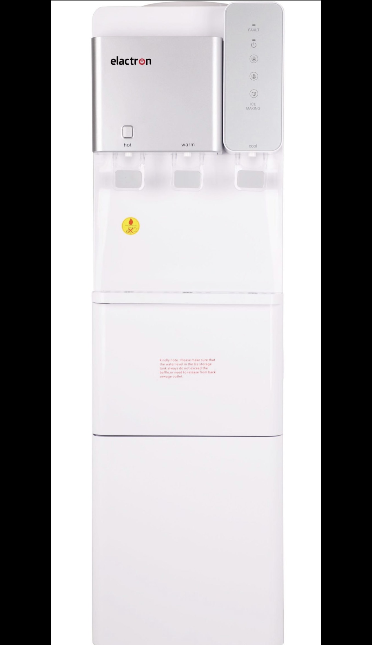 Fontaine a eau avec distributeur à glaçons Elactron FN-565E