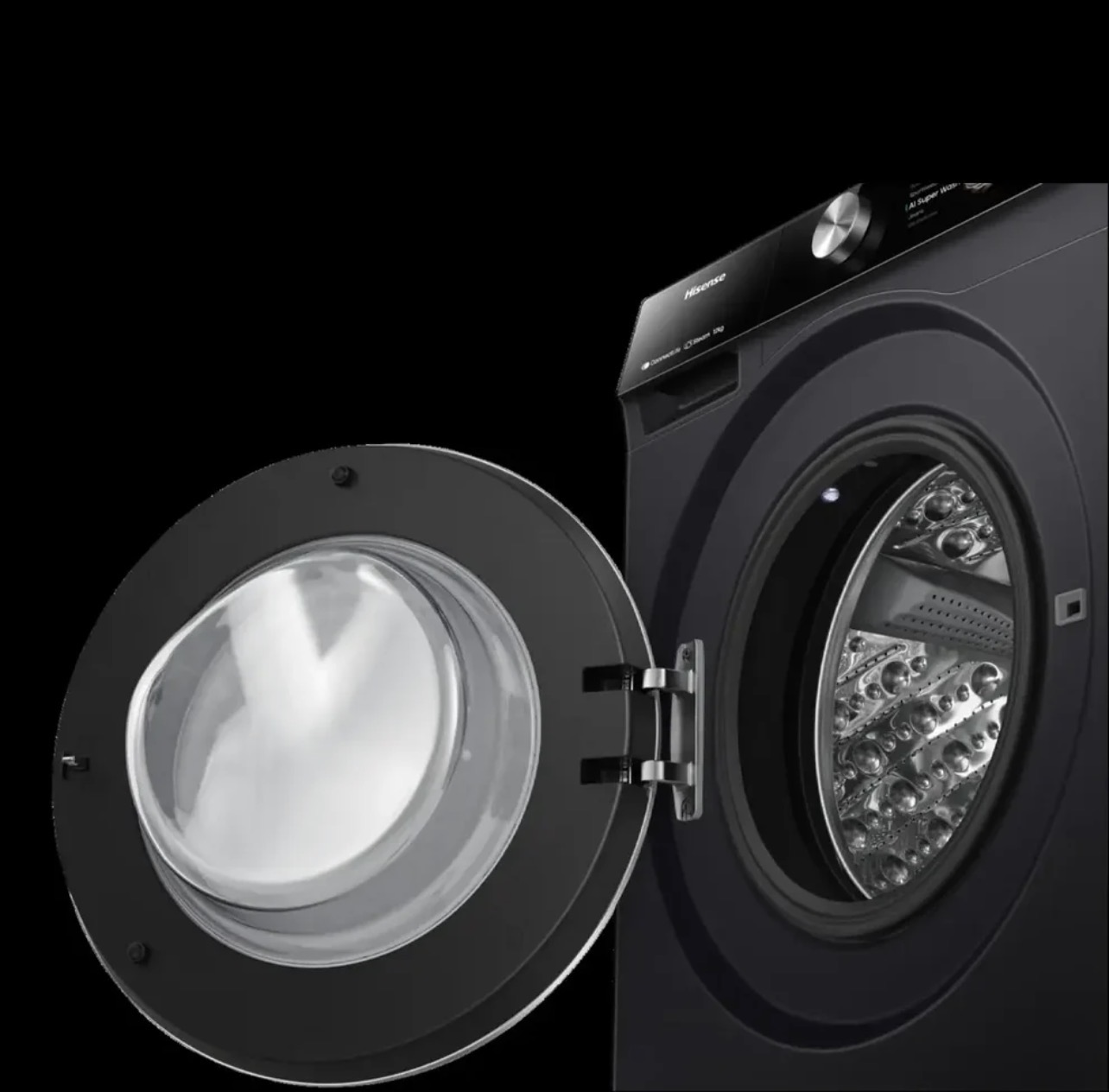 Hisense Machine à Laver Front-Load 12KG + 8kg séchage Inverter