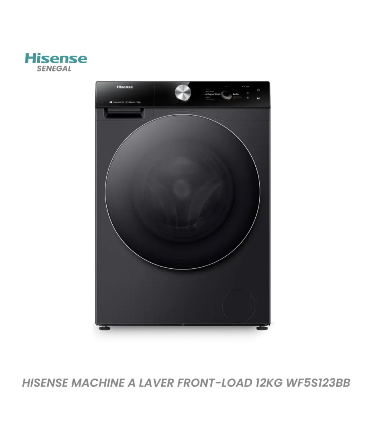 HISENSE MACHINE A LAVER FRONT-LOAD 12KG WF5S123BB INVERTER